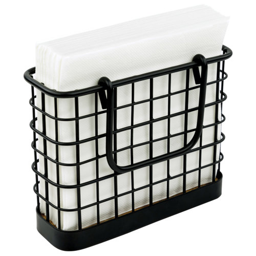 Black Napkin Holders Paper Towel & Napkin Holders You'll Love | Wayfair